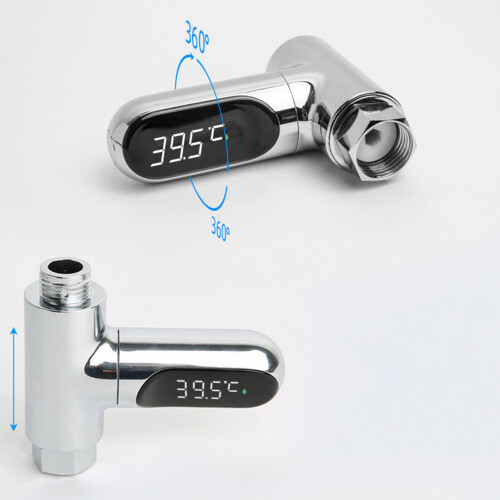 2. Gen LED-Wassertemperaturanzeige 5–85 C, 360-Rotation, Farbe