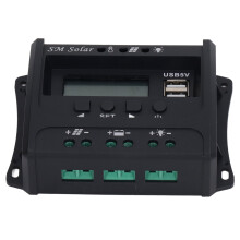 SEC10(10A) PWM-Solarladeregler 12V/24V 13x10x3cm