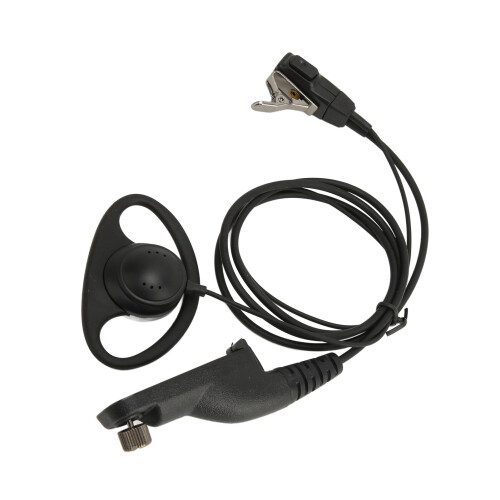 Clip PTT de auricular en forma de D para XPR6500/XPR6550 2