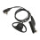 Clip PTT de auricular en forma de D para XPR6500/XPR6550 16