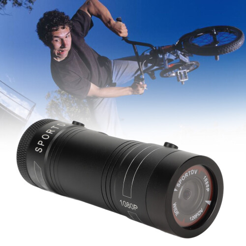 HD1080P Helmkamera 750mAh 120 Weitwinkel Schwarz