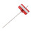 Tischkreissäge-Stift - Parallele Positionierung, Rot/Silber 5