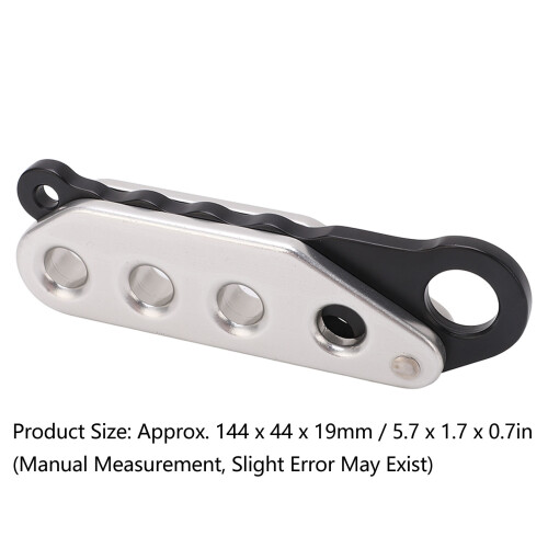 Kletter-Stopp-Abseilgerät 144x44x19mm Aluminium 2