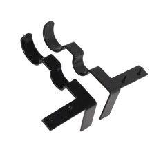 Soporte de varilla para dos tazas 20lb Negro 11x5.5x4.2cm