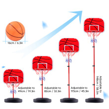 Basketballspielset für Kinder, verstellbare Höhe,