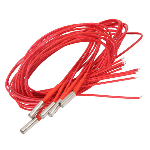 Heizpatrone 24V 40W Edelstahl 6x20mm 1