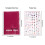 Professionelles Glitter-Schablonen-Set, 100 Stück, 84  57 cm 11