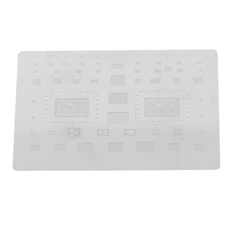 Bga Reballing Stencil Good Heat Dissipation Accurate Positioning Stainless Steel Tin Planting Template For Ios 14 For Ios 14 A16 A15 4071319604971