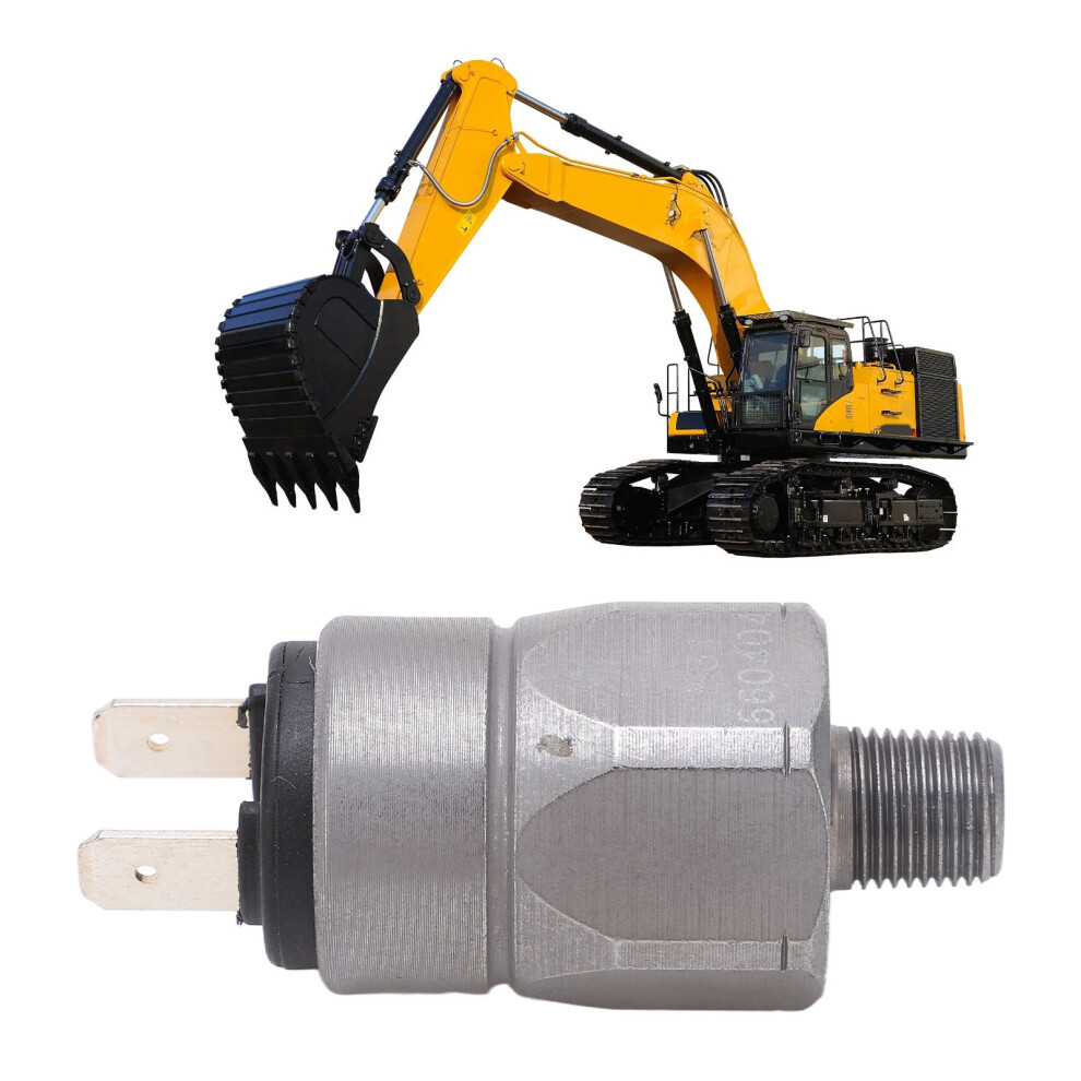 Engine Oil Pressure Sensor 2 Pin Alloy Steel Oil Pressure Transducer Replacement 660404 For Sany Excavator 9351319605457