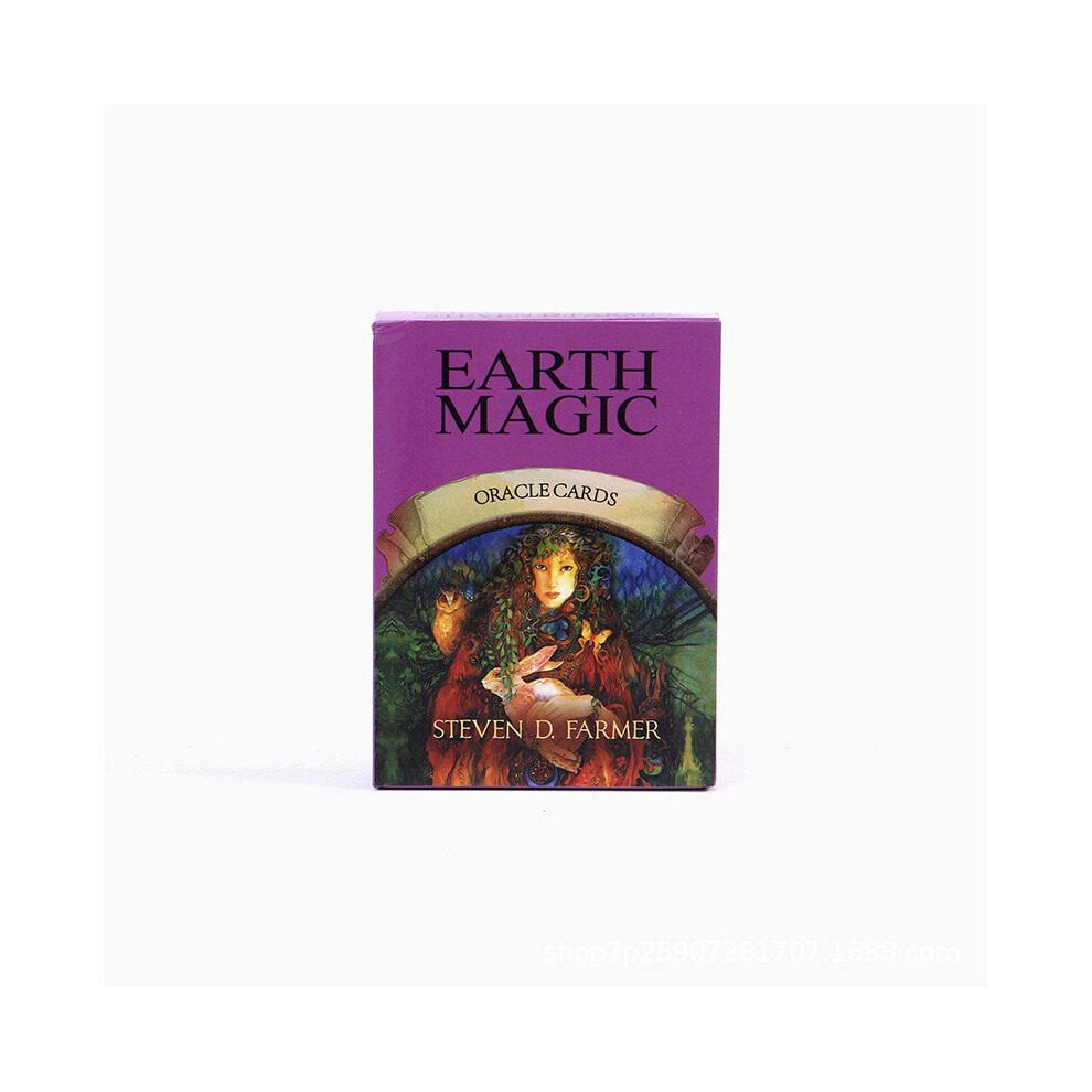 (Earth Magic) Guidance Oracle Goddess Energy Wisdom Tarot Deck Cards Future Game Card Telling