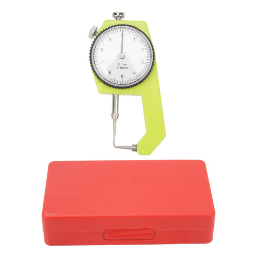 Calibrador de espesor con dial, punta curva, 0,1 mm 1