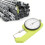Calibrador de espesor con dial, punta curva, 0,1 mm 16