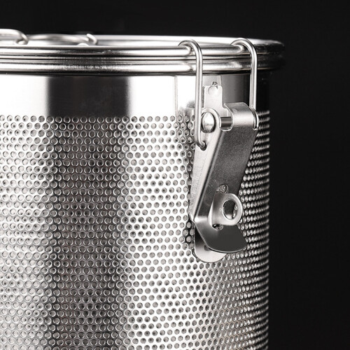 Edelstahl-Gewürzbeutel 0,7 L Filter Silber 2