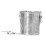 Edelstahl-Gewürzbeutel 0,7 L Filter Silber 15