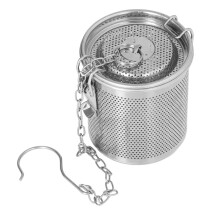 Edelstahl-Gewürzbeutel 0,7 L Filter Silber