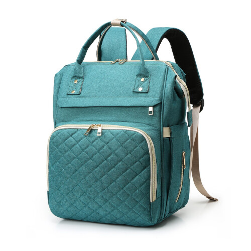 Bolso de pañales de nylon verde Modelo:38x29x16cm Cap 2