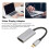 Type-C auf HDMI-Adapter 4K-Video Silber-Grau 3