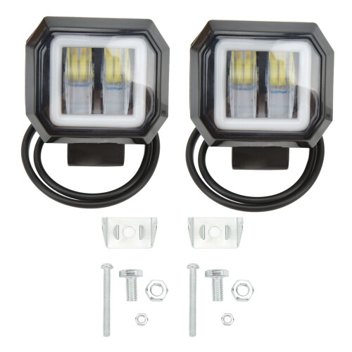 20W 6500K LED-Quadrat-Lichtleiste rote Öffnung 12-80V 1