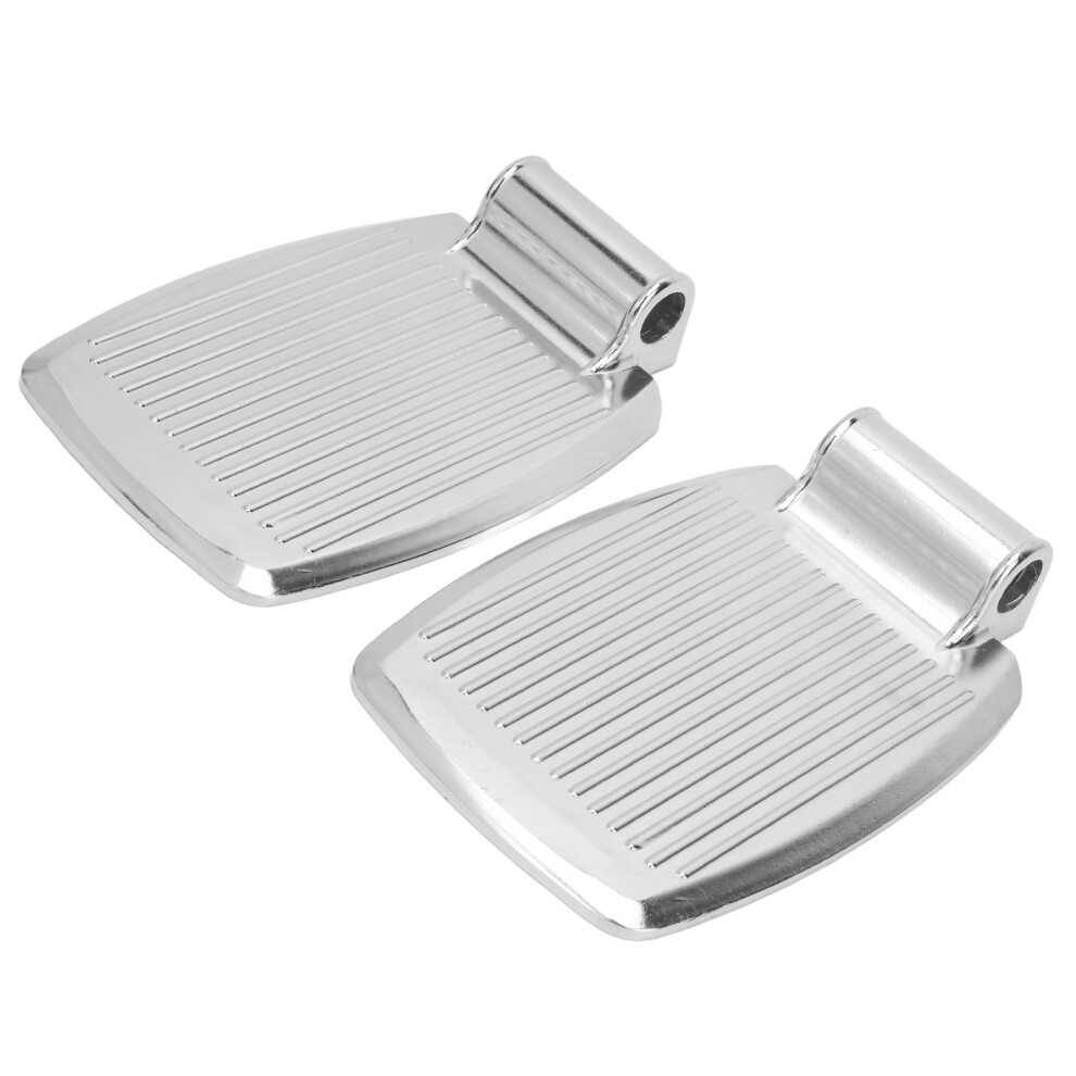 2pcs Wheelchair Footrests Aluminum Alloy Replacement Wheelchair Footplate Pedal Accessory Striped Texture