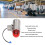 Alarma estroboscópica audible y visual 304SS G3/4 DC24V 11