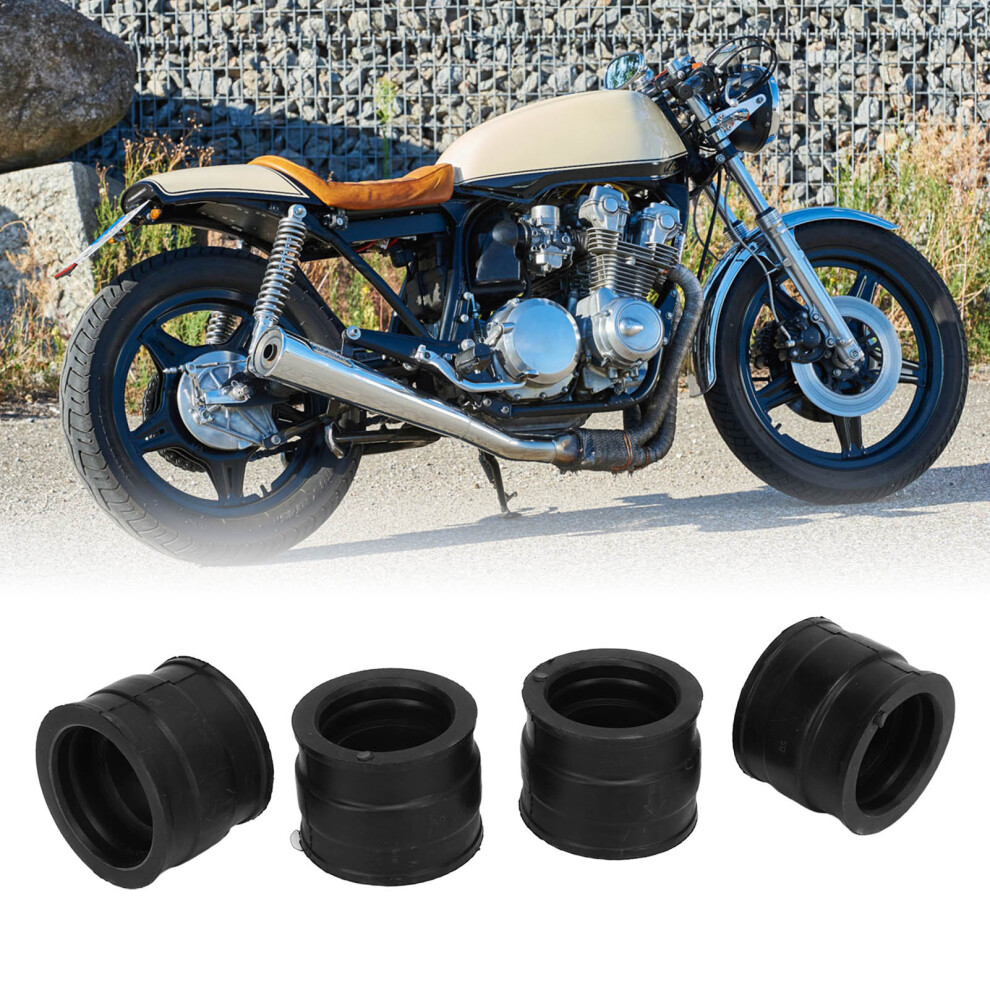 4Pcs Carburetor Intake Manifold Boots Rubber 35Mm To 37Mm Replacement For Cb650 Rc03 1979Â1982 6901319617405