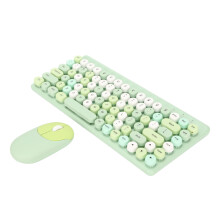 Grüne 86-Tasten-Tastatur+Maus 2.4GHz 313x141x39mm