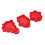 3 Stück Pocket Pie Formen Baum/Stern/Handschuh 17x12x4cm 4