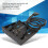 USB-Frontpanel 4-Port USB3.0 Eisen 102x94x25mm 3