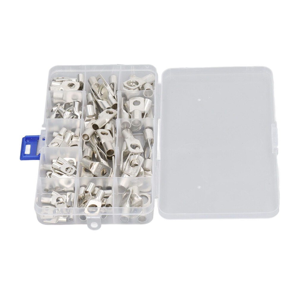 220Pcs Copper Wire Lugs Heat Resistant Abs Ring Terminals Connector With Storage Box For Solar System 8471319620531