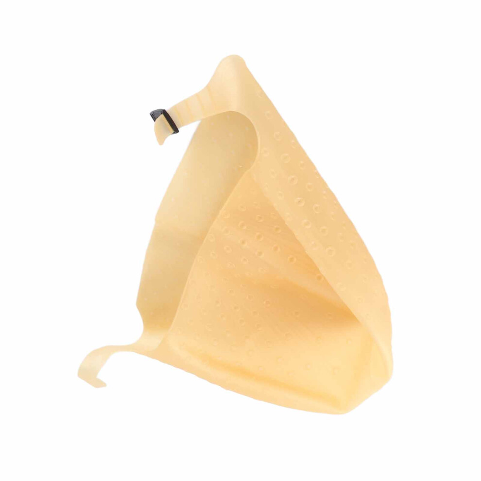 Hair Coloring Highlighting Hat Silicone Reusable DIY Hair Dyeing Hat Tool for Beauty Salon Gold
