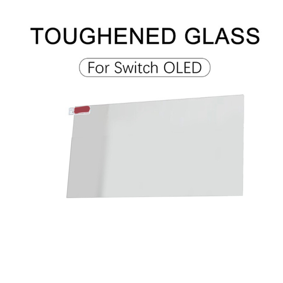 2Pcs Tempered Glass Screen Protector Fingerprint Proof High Hardness Hd Clear Screen Protective Film For Switch Host 4681319621399