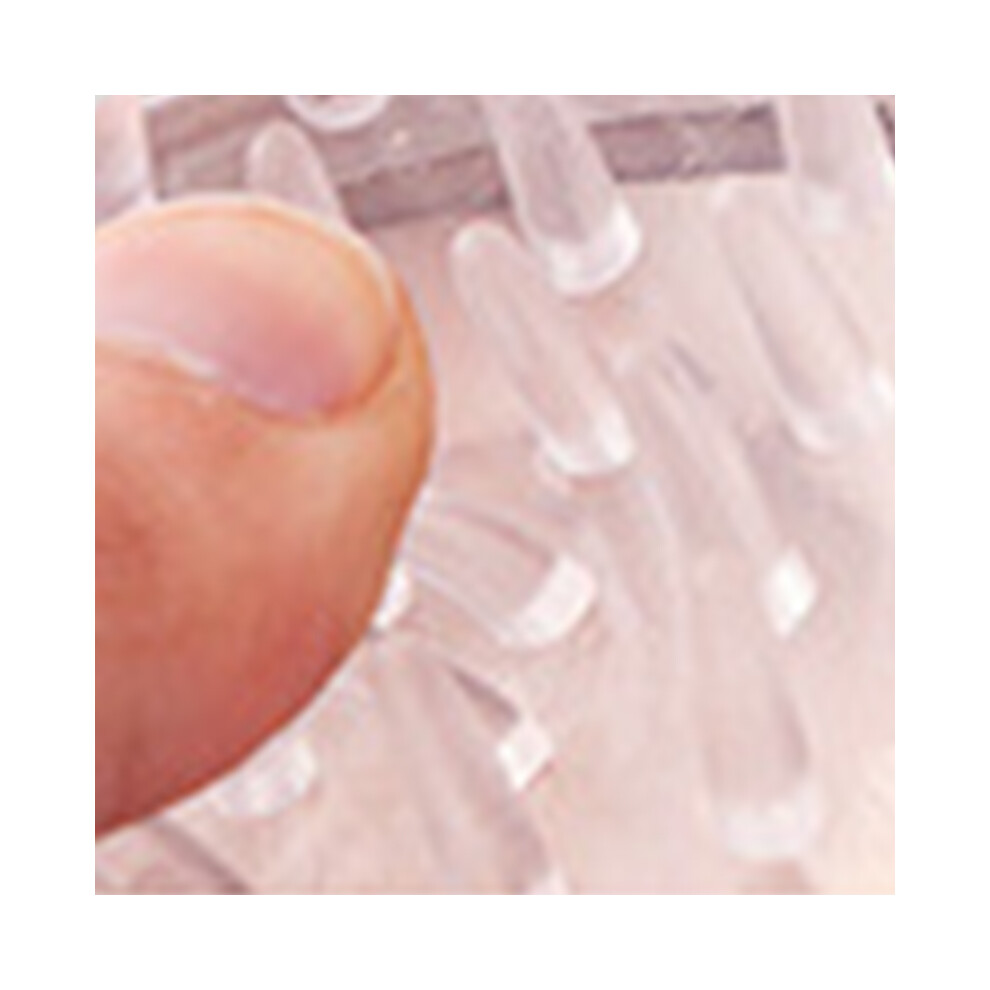 Blue Hair Brush Soft Silicone Detachable Deep Cleansing Reduce Dandruff Scalp Massage Brush