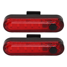 Universelles USB-Rücklicht-Set 330 mAh 7,5  2 cm 2 Stück