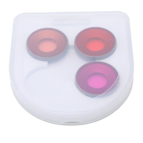3er-Set Action3 Tauchfilter Pink Rot Lila 1