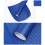 Wrapfolie im Carbonfaser-Stil 1,52 m  30 cm Blau 2
