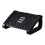 Foot Step Stool Massage Roller Function Simple Style Compact Plastic Material Foot Rest for Under Desk Home Office Black 2