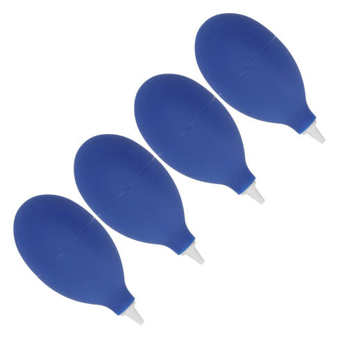 4 Stück Gummiball-Staubbläser - Luftbläser Blau