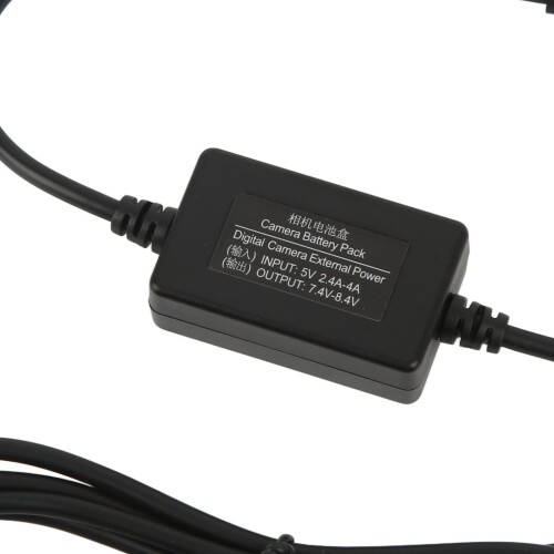 1,2 m USB 5V auf DC 8V Konverterkabel DC5521 Schwarz 2