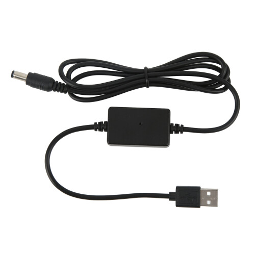 1,2 m USB 5V auf DC 8V Konverterkabel DC5521 Schwarz 1