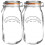 Kilner Kilner 2pcs Clip Top Round 1.5L Glass Jar Jam Coffee Storage Holder Kitchenware 1