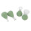 4 Stück Gesichts-Cupping-Set 6 x 6,7 cm Glas & PVC 13