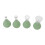 4 Stück Gesichts-Cupping-Set 6 x 6,7 cm Glas & PVC 15