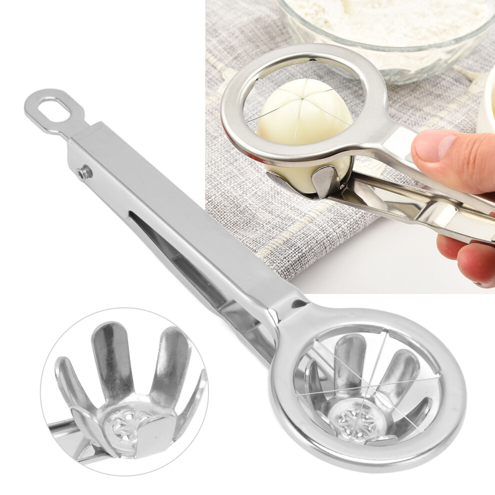 Egg Cutter 304 Stainless Steel Rust Proof Labor Saving Multi Functional Egg Splitter for Kitchen Restaurant-image-OPC-PHTJK6Z-NEW