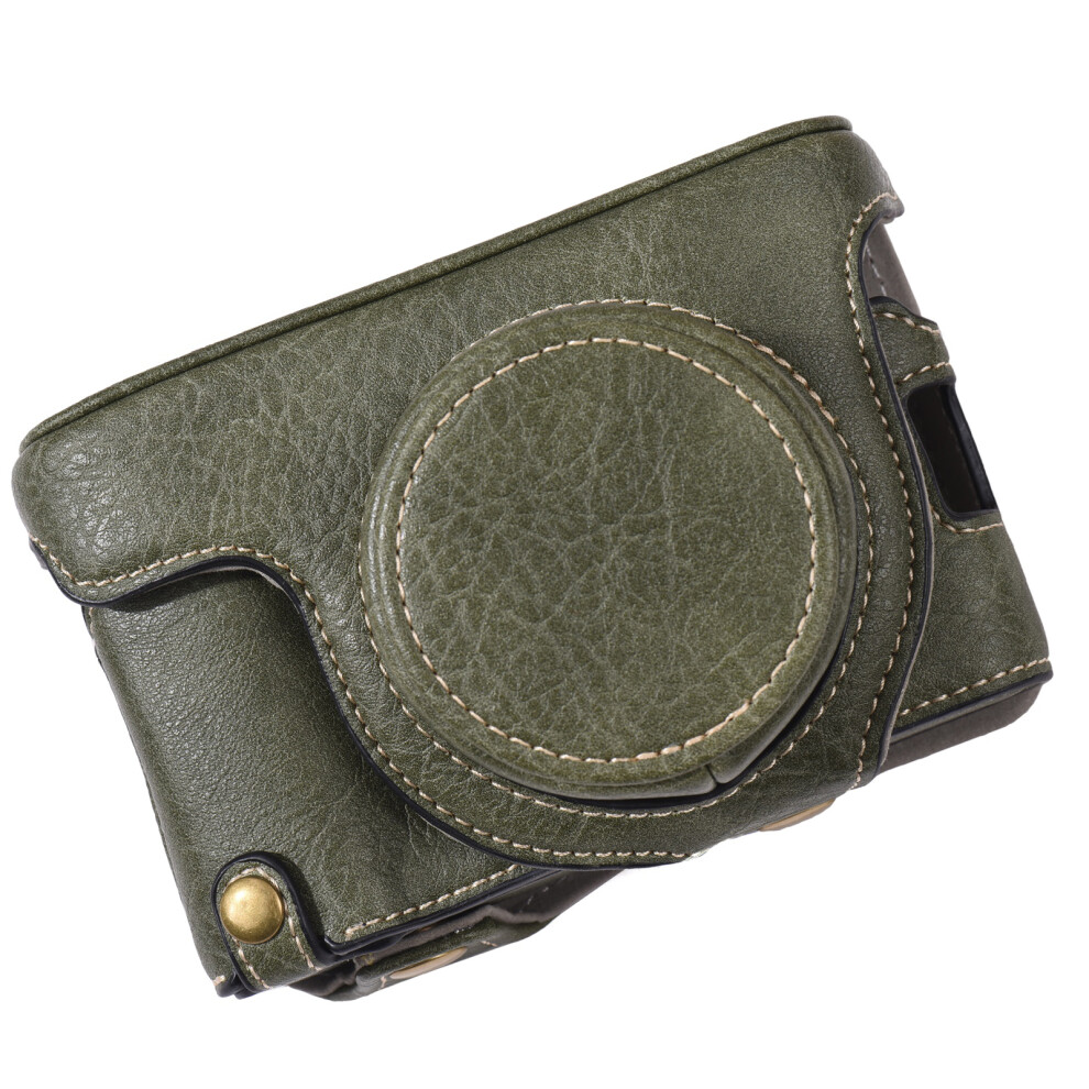 Portable Camera Case Synthetic Leather Camera Carry Bag With Shoulder Strap Replacement For X100v/ X100f Camera 4941319632055
