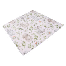 Splat Mat Multifunctional Waterproof Skidproof Cute Rabbits Pattern Infants Pad for Living Rooms Camping Courtyards Gardens
