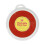 Rundes waschbares Tintenpad 18 cm / 7,1 Zoll Rot 2