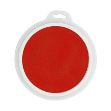 Rundes waschbares Tintenpad 18 cm / 7,1 Zoll Rot