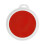 Rundes waschbares Tintenpad 18 cm / 7,1 Zoll Rot 1