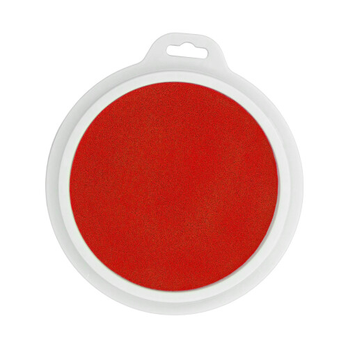 Rundes waschbares Tintenpad 18 cm / 7,1 Zoll Rot