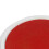 Rundes waschbares Tintenpad 18 cm / 7,1 Zoll Rot 12